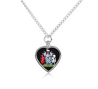 Arms of Oxfordshire County Council Urn Necklace for Ashes Pet Dog Cat Cremation Jewellery Alloy Memorial Keepsake Pendant