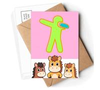 Arms Puppet Bent Twisted Art Deco Fashion Postcards Envelopes Cards Mailing Year Horse