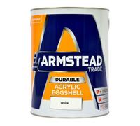 Armstead Trade Acrylic Eggshell Paint White 5L