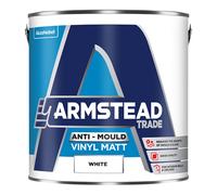 Armstead Trade Anti-Mould Vinyl Matt Paint 2.5ltr White