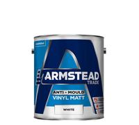 Armstead Trade Anti-Mould Vinyl Matt - White - 5 Litre