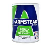Armstead Trade Armstead Pliolite Masonry Paint Brilliant White 5L