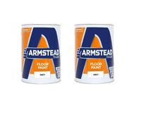 Armstead Trade Floor Paint Grey 5L Pack Of 2