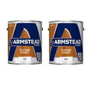 Armstead Trade Floor Paint Red 5L Pack Of 2