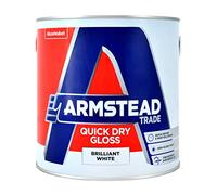 Armstead Trade Gloss - White, 1 Liter, Acrylic, Gloss Paint, Paint, Gloss