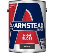 Armstead Trade High Gloss Paint Black 5 Litres