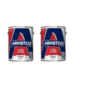 Armstead Trade High Gloss Paint Brilliant White 5L Pack Of 2
