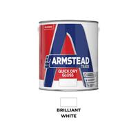 Armstead Trade Quick Dry Gloss - Brilliant White - 5 Litre