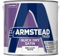 Armstead Trade Quick Dry Satin 2.5ltr Brilliant White