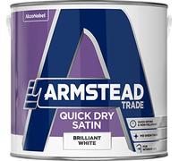 Armstead Trade Quick Dry Satin Paint Brilliant White 2.5L
