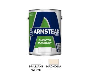 Armstead Trade Smooth Masonry - Brilliant White - 5 Litre