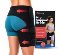 ARMSTRONG AMERICA Hip Brace Thigh Compression Sleeve for Sciatica Pain Relief | Hamstring & Groin Compression Wrap for Sciatic Nerve Relief | Hip Support Brace for Women & Men | S/M Right