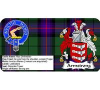 Armstrong Scottish Clan Scotland Rectangle Fridge Magnet Fantastic Souvenir