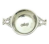 Army 4x4 Pewter Knot Band Quaich Bowl Scottish Quaich 433