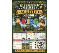 Army Activity Book for Kids: Army-Themed Word Search, Puzzles & Scramble Games | Fun Brain Games for Children, Teens & Adults | 50 Activities | Large Print Easy-to-Read | Perfect Gift Idea