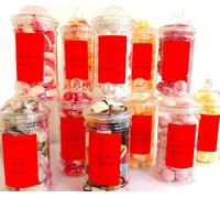 Army and Navy Sweets Gift Jar by Dolci Di Lechlade Classic British Retro Traditional Sweet Shop Cough Candy Hard Boiled