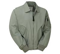 Army and Outdoors MA2 CWU Flight Unpadded Light Bomber Jacket - Olive (2XL)