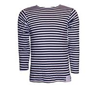 Army and Outdoors Russian Summer Striped Sailors’s/Navy’s T-Shirt (UK 40 / EU 50, Navy)