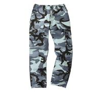 Army and Outdoors Youths/Kids Military Combat Cargo Trousers - Camo (7-8 Years, Midnight)
