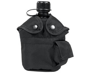 ARMY BLACK WATER BOTTLE CANTEEN ARMED FORCES CAMPING US ALICE BELT HOLDER + CUP