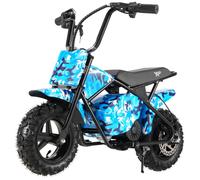 ARMY BLUE Kids Electric 36V Monkey Dirt Bike 300W