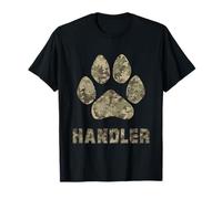 Army Camo MWD Military Working Dogs K-9 Handler Shirt Gift T-Shirt