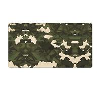 Army Camouflage Extra Large Rubber Mouse pad 16x29.5in, Strong Adhesion, Durable, Suitable for a Wide Range of Occasions