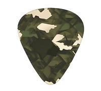 Army Camouflage Fashion Colour Guitar Picks 12 Pack, For Acoustic Guitar Electric Guitar Ukulele