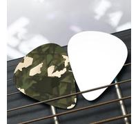 Army camouflage Patterned guitar pick set - (thin/medium/thick), widely compatible with all kinds of stringed instruments,
