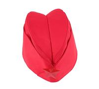 Army Cap Canvas Sailor Dance Boat Cap Russian Side for Party Cosplay Performance ¼ˆRedï¼‰, Red, *16cm