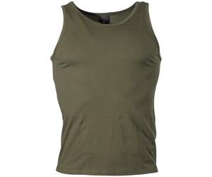 ARMY COMBAT MENS VEST MILITARY PATROL CADET TANK TOP 100% COTTON OLIVE OD S-XXL