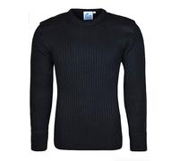 Fort Men's 120v V-Neck Combat Jumper, Black, XXL