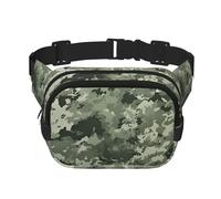 Army Digital Camouflage Fanny Packs Belt Bag Small Fashion Crossbody Waist Pack Lightweight Sling Chest Bag Bumbag For Women Men Running Workout Hiking Traveling