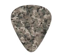 Army Digital Camouflage Guitar Plectrums, 12 Pcs Lightweight Guitar Plectrums, 0.46mm/0.71mm/0.96mm Thickness For Acoustic Guitar Acoustic Electric Guitar Ukulele Bass