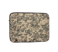 Army Digital Camouflage Laptop Sleeve for Women Men, 13 Inch Waterproof Laptop Bag Lightweight Notebook Computer Cover Bag