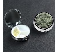 Army Digital Camouflage Pill Case 3 Compartment Pill Box Portable Metal Pill Organizer Cute Travel Pill Container Vitamin Organizer for Purse Pocket Travel Gift