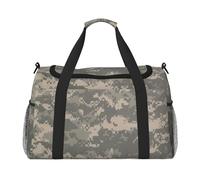 Army Digital Camouflage Print Duffel Bag for Travel Weekender Overnight Carry On Bag Women Men Gym Luggage Bag Carry on