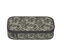 Army Digital Camouflage Print Fashionable Functional Pencil Case Convenient Daily Use Storage Makeup Toiletries