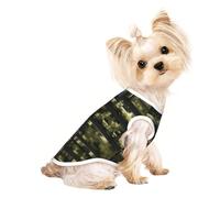 Army Digital Camouflage Print Pet T-Shirt, Sleeveless Pullover Vest For Small Puppy Kitten Indoor Outdoor Wear