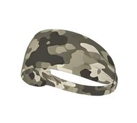 Army Digital Camouflage Print Sports Headbands For Men Women, Moisture Wicking Sweat Band Elastic Wide Hair Bands,For Running, Cycling,Gym Exercise