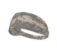 Army Digital Camouflage Workout Sweatbands Adjustable Hairband For Basketball,Fitness Athletics Football, Yoga