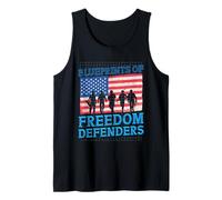Army Engineer Blueprints of Freedom Defenders Tank Top