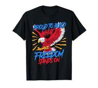 Army Engineer Build What Freedom Stands On T-Shirt