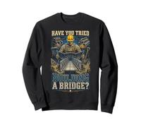 Army Engineer Combat Engineers Building A Bridge Sweatshirt