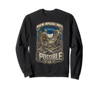 Army Engineer Combat Engineers Impossible Routes Possible Sweatshirt
