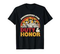 Army Engineer Engineered for Duty & Honor T-Shirt