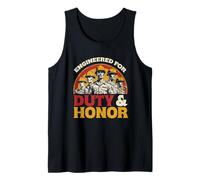 Army Engineer Engineered for Duty & Honor Tank Top