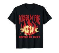 Army Engineer Forget by Fire Driven by Duty T-Shirt