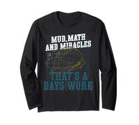 Army Engineer Mud Math and Miracles Long Sleeve T-Shirt