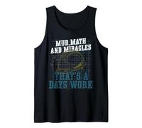 Army Engineer Mud Math and Miracles Tank Top